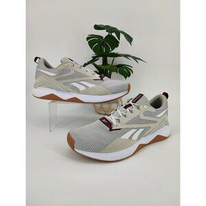 Reebok Men's Nanoflex Beige Mesh Sneakers Size 13 US